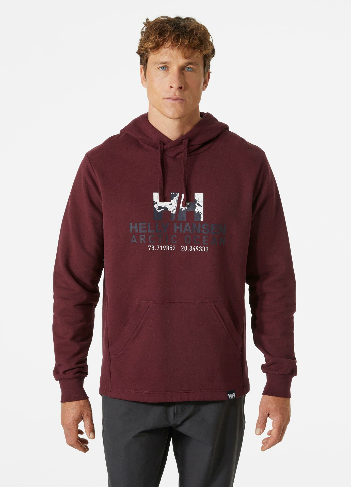 HELLY HANSEN ARCTIC OCEAN HOODIE KAPİŞONLU S - BORDO