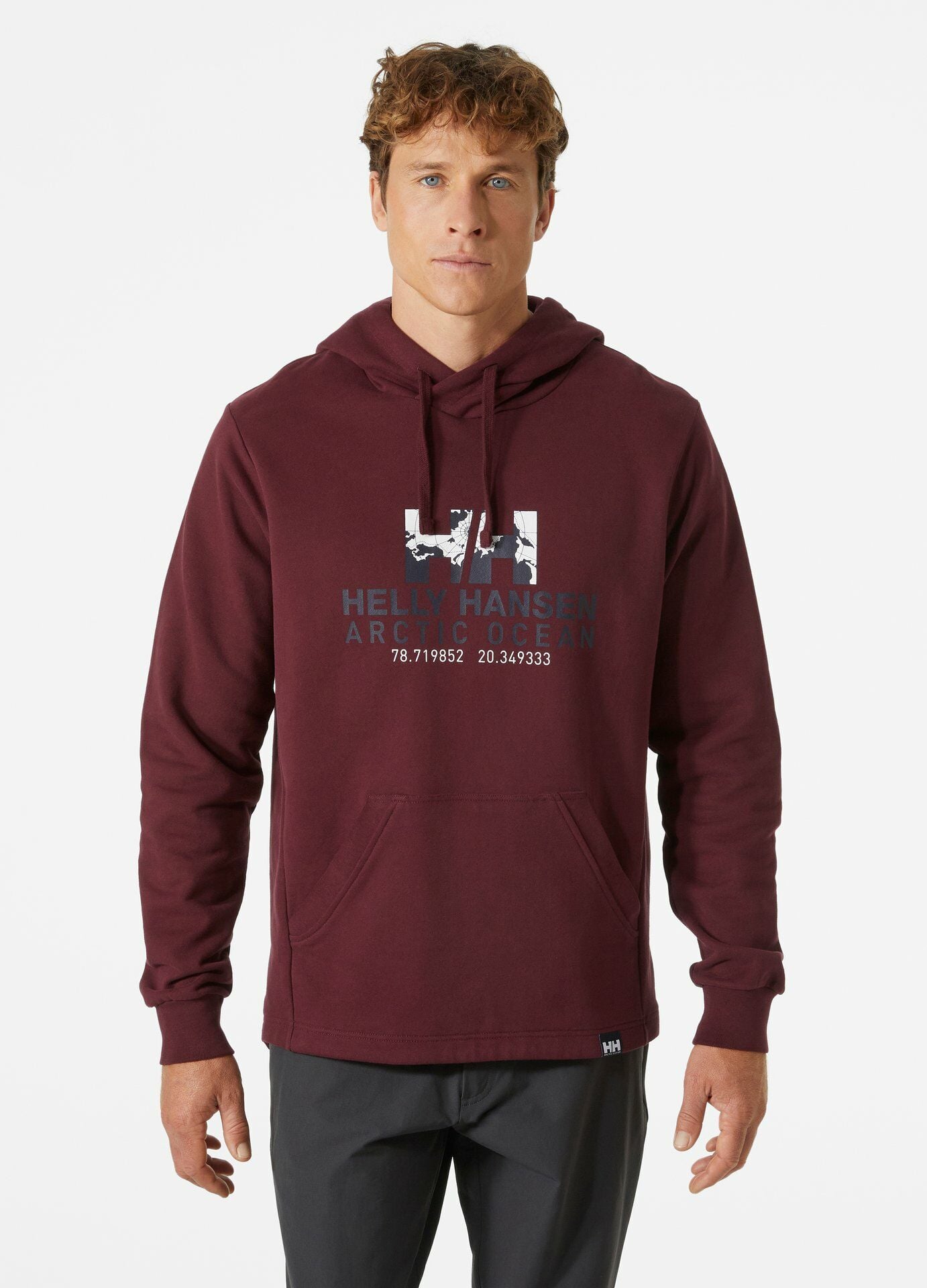 HELLY HANSEN ARCTIC OCEAN HOODIE KAPİŞONLU XL - BORDO