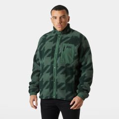 HELLY HANSEN PANORAMA PRINTED PILE SNAP MONT L - YEŞİL