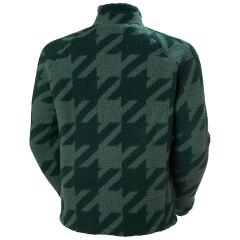HELLY HANSEN PANORAMA PRINTED PILE SNAP MONT S - YEŞİL