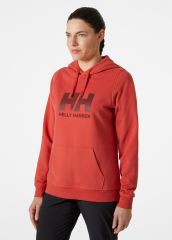 HELLY HANSEN  W LOGO HOODIE KAPİŞONLU XL - TURUNCU