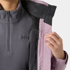 HELLY HANSEN W CREW KAPÜŞONLU MIDLAYER POLARLI MONT 2.0 XS - Pembe