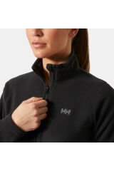 HELLY HANSEN W FULLZIP POLAR MONT XL - Siyah