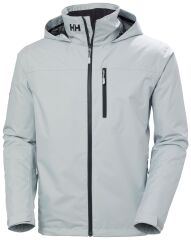 HELLY HANSEN CREW HOODED MIDLAYER MONT 2 XL - Grey Fog