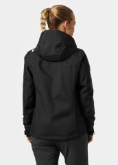 HELLY HANSEN W CREW HOODED MIDLAYER MONT 2.0 M - Black
