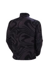 HELLY HANSEN PANORAMA PRINTED PILE SNAP MONT M - Siyah