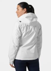 HELLY HANSEN W CREW HOODED MIDLAYER MONT 2.0 L - White