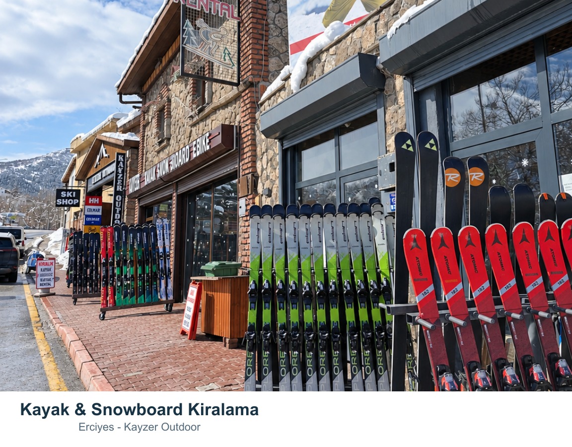 ERCİYES KAYAK VE SNOWBOARD KİRALAMA